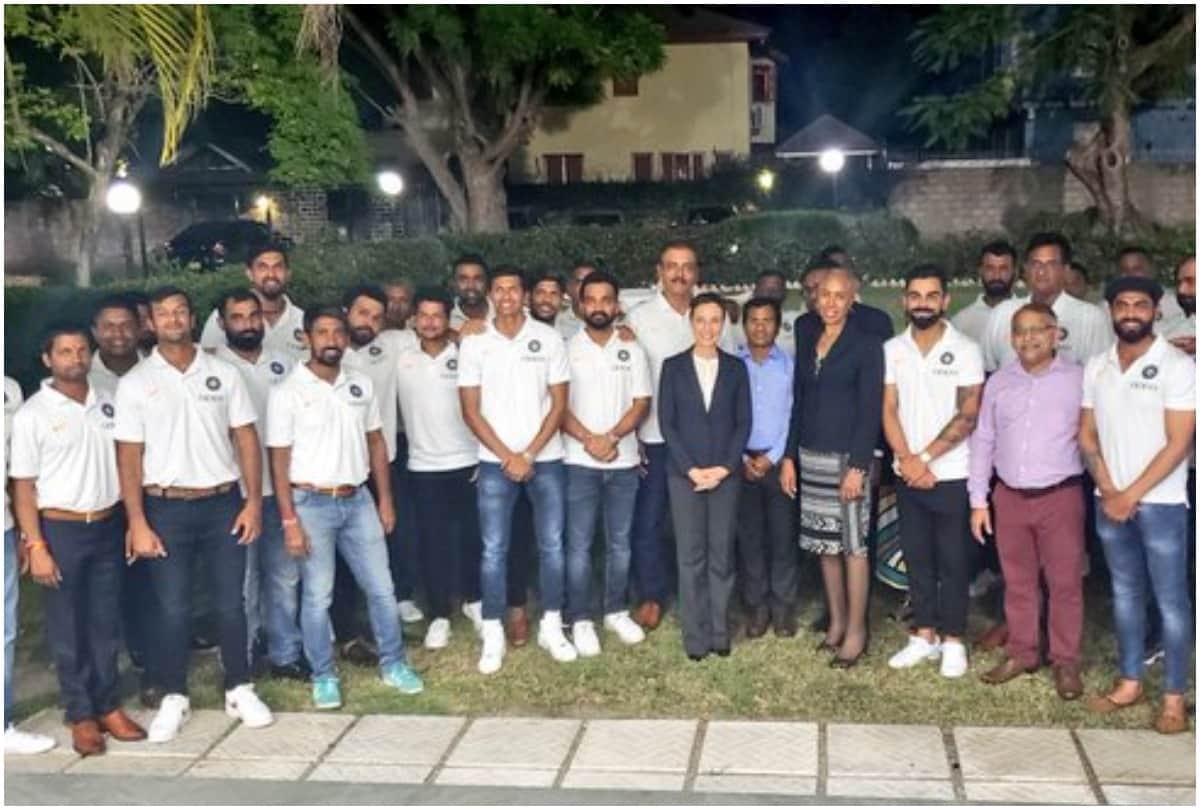 Indian Cricket Team attend dinner at Indian High Commissioner's residence in Jamaica