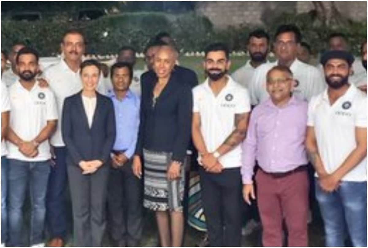 Indian Cricket Team attend dinner at Indian High Commissioner's residence in Jamaica