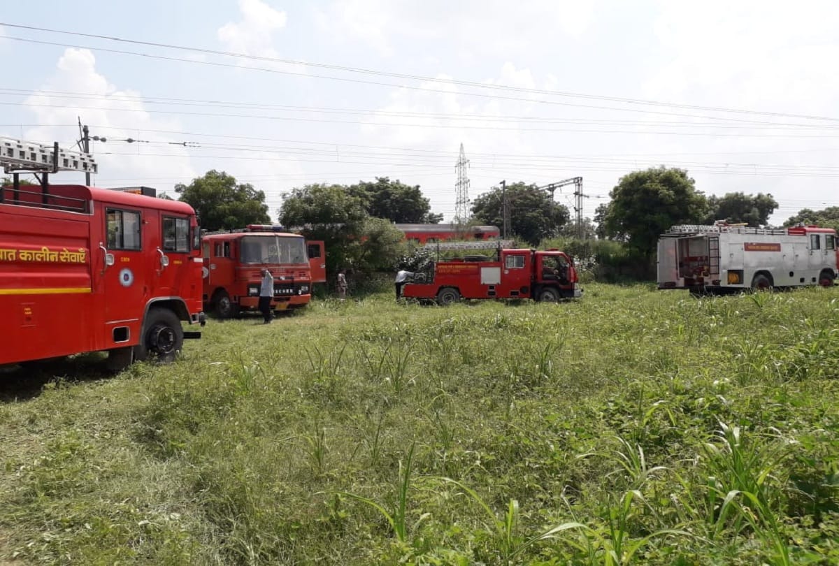 Telangana Express train catches fire near Faridabad see photos of the accident
