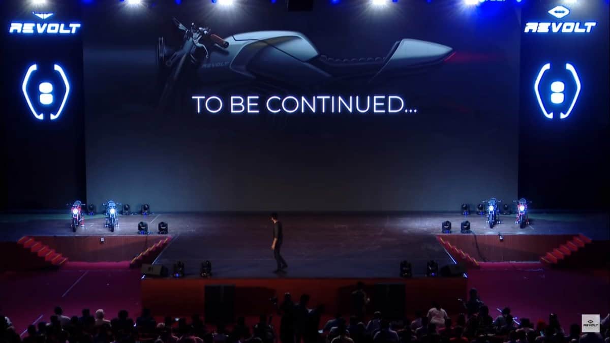 Revolt intellicorp issued the teaser of upcoming electric bike look a look cafe racer