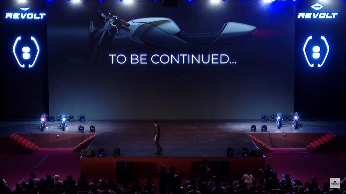 Revolt intellicorp issued the teaser of upcoming electric bike look a look cafe racer