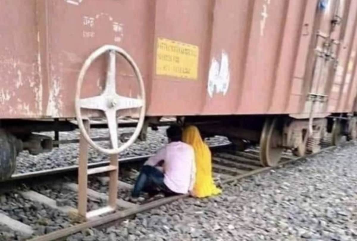 ministry of railways trolled after posting of viral picture of couple