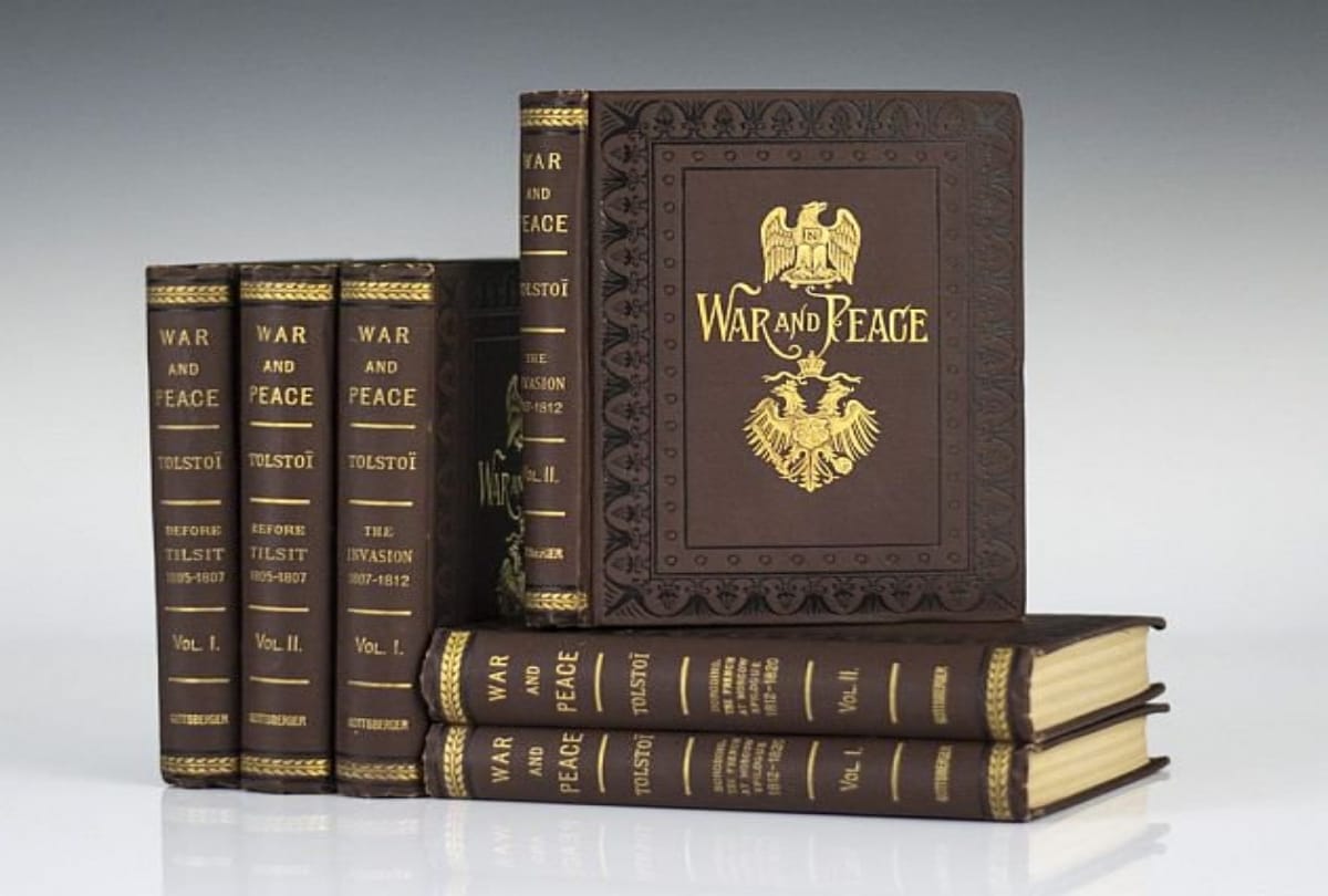 The judge of Bombay High Court said that I know the book War and Peaceis a masterpiece