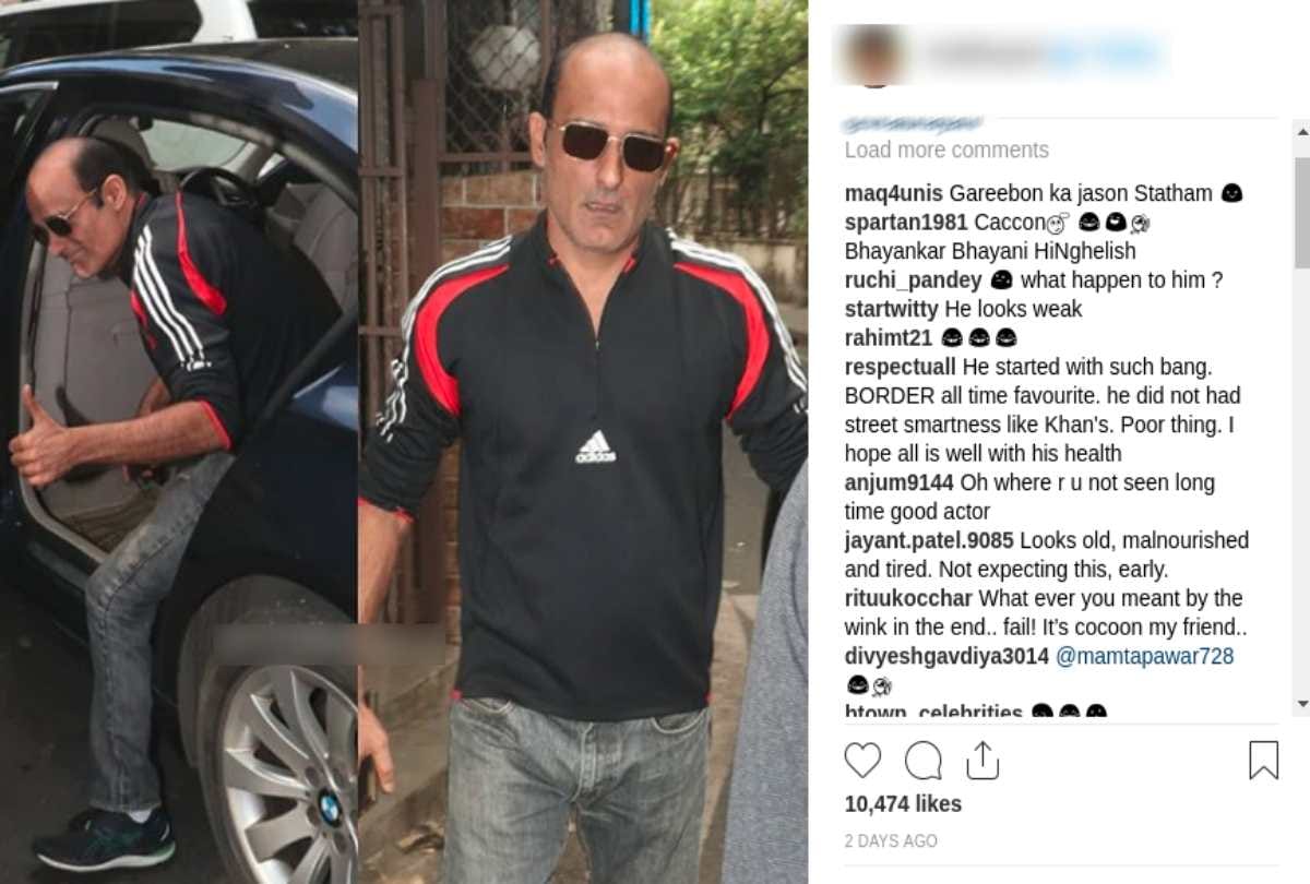 akshaye khanna look shocked to fans asked him what happen