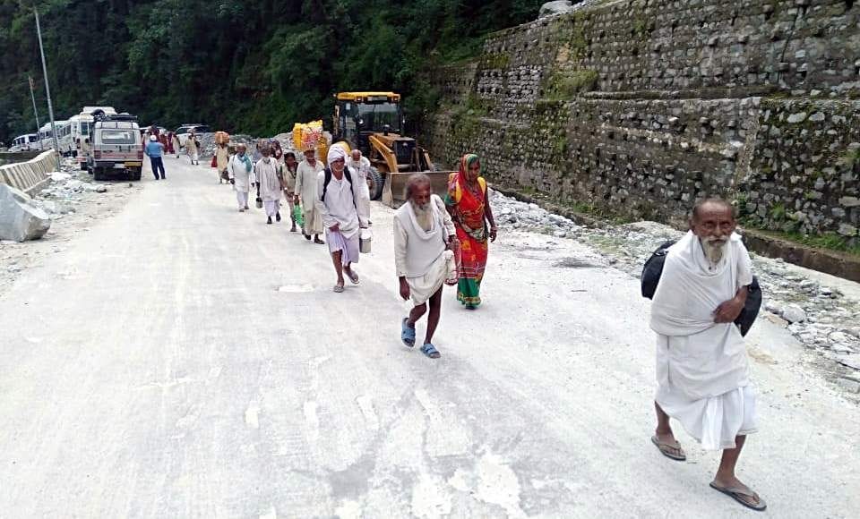 Badrinath highway remained closed for the second day