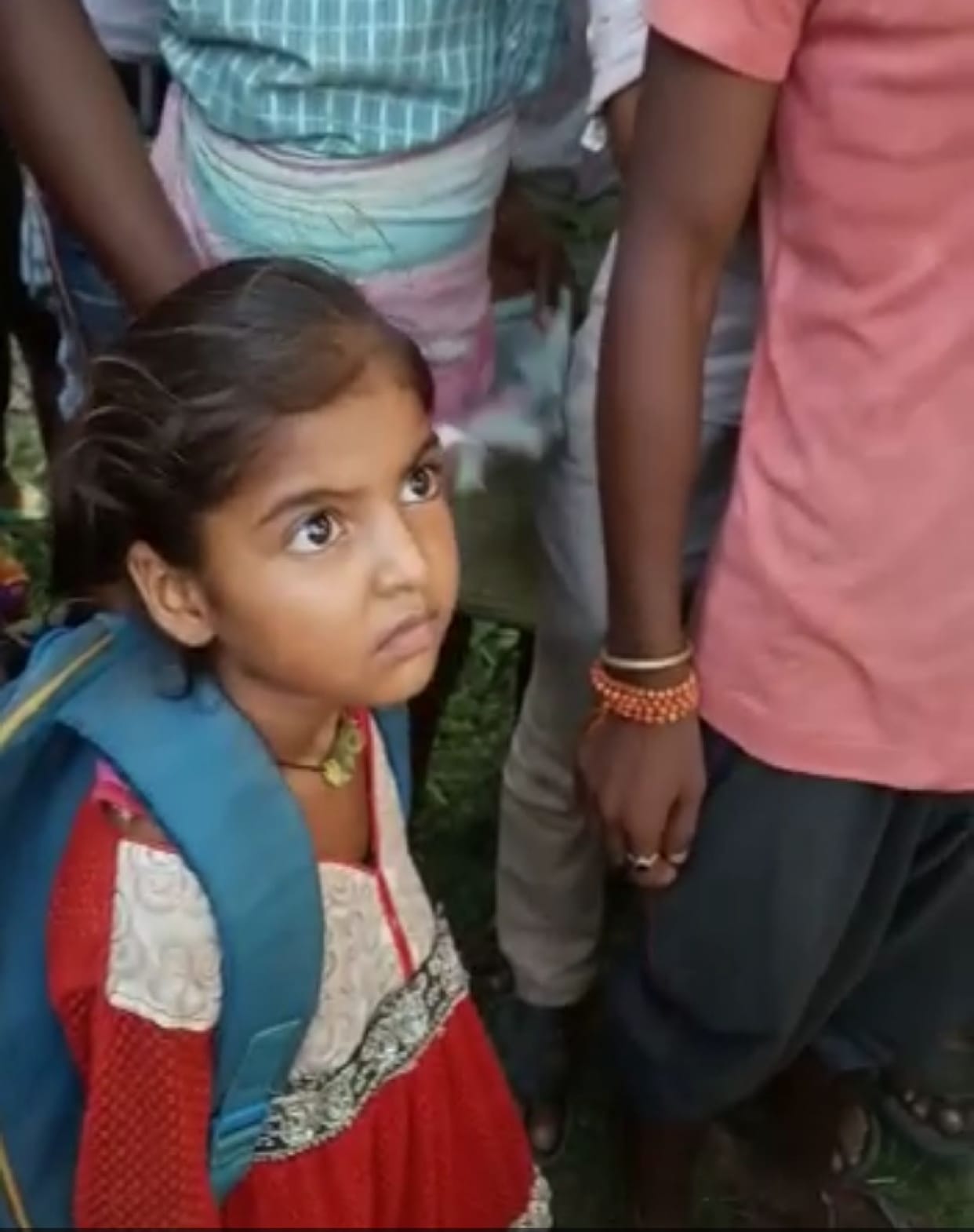 The teacher went away after locking the girl in school