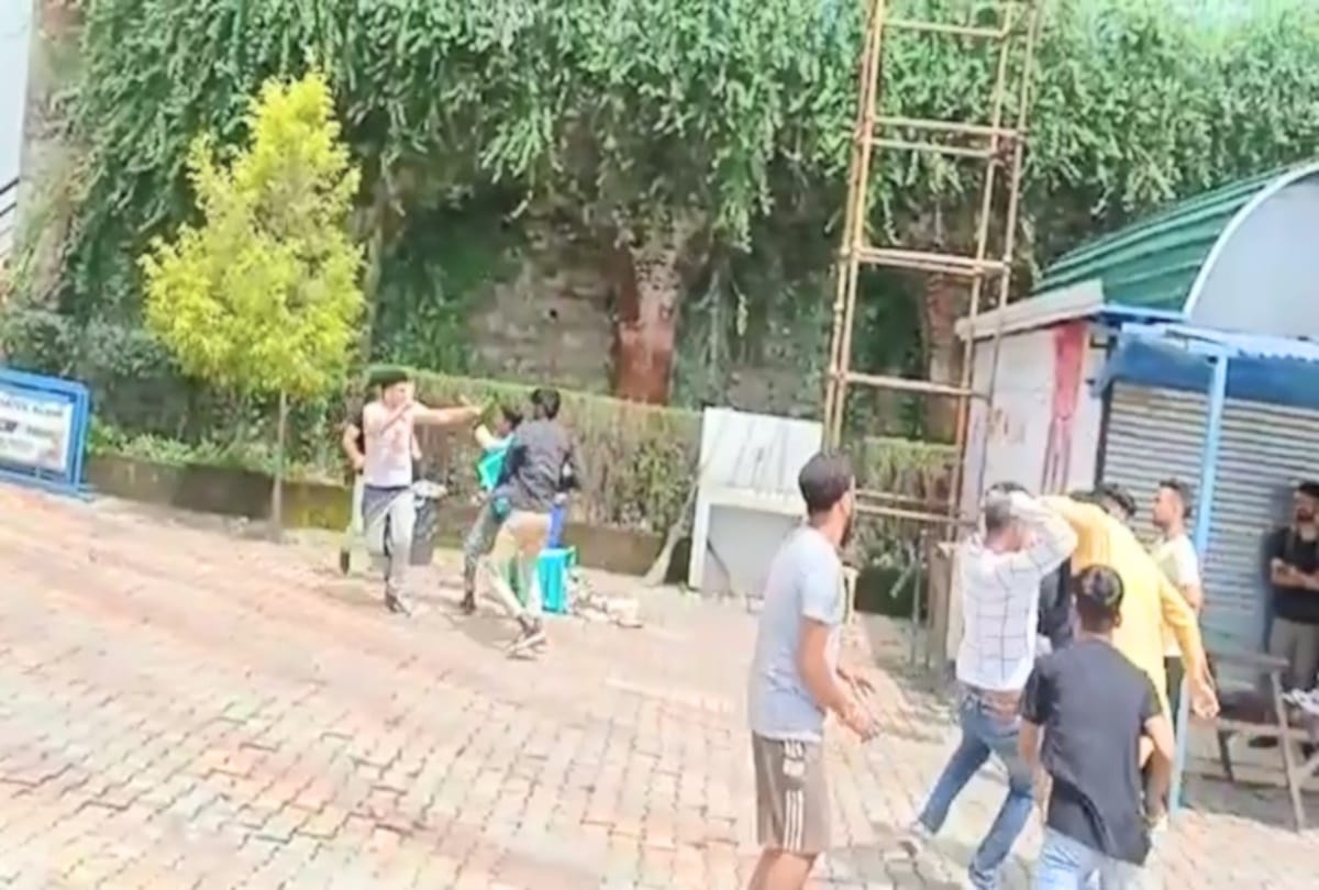clash between foreigner and indian student in private university shimla