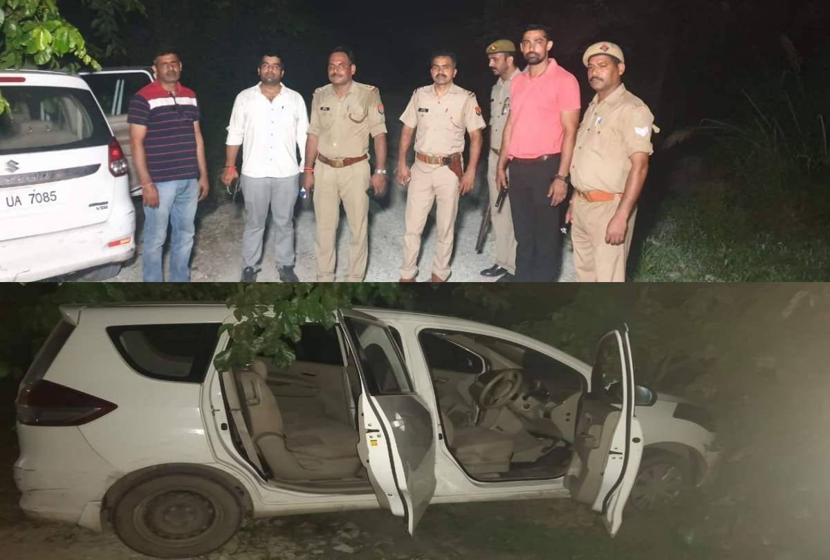 greater noida encounter between police and criminals 1 inspector 2 crooks injured 2 fled away
