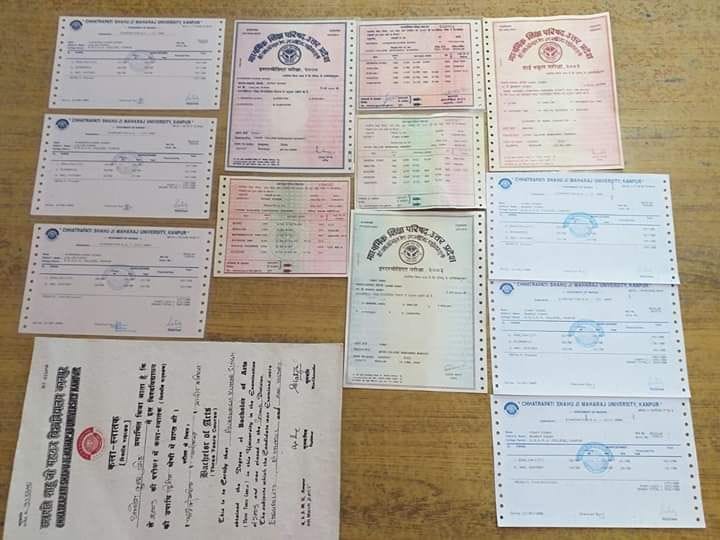 Prayagraj: The game of making fake marksheets was caught in the rental house