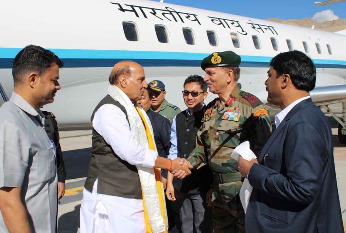 Rajnath Singh laddakh visit, Pakistan on Kashmir issue, Rajnath inaugurates Kisan Jawan Vigyan Mela