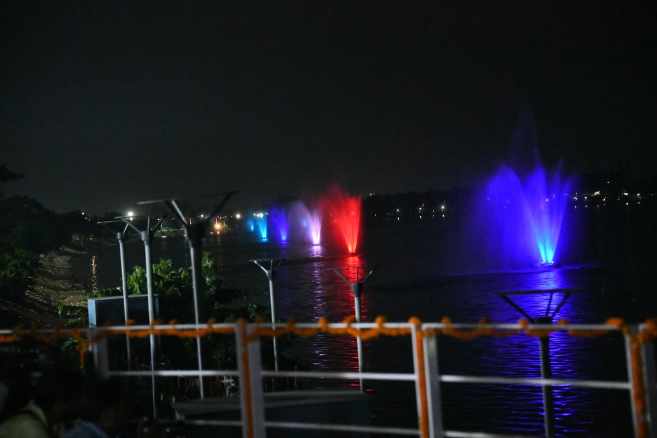 Chief Minister Yogi Adityanath inaugurated Light and Sound show of Ramgarh Tal