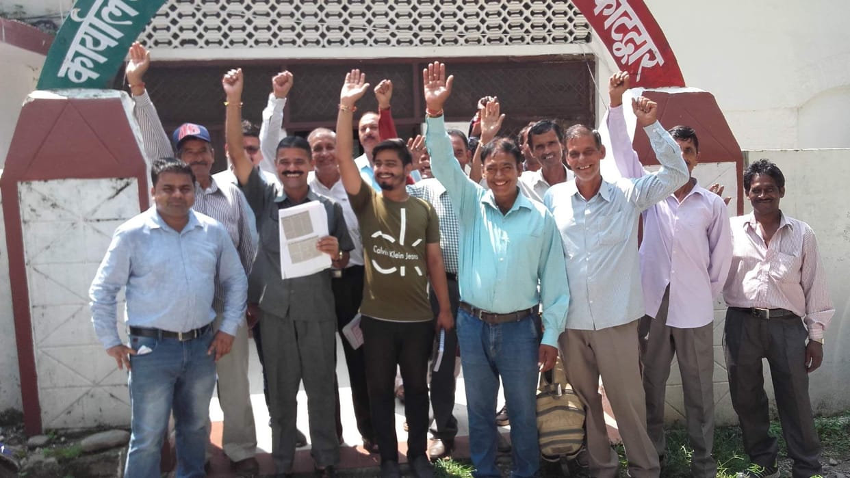 Villagers angry over imposing road