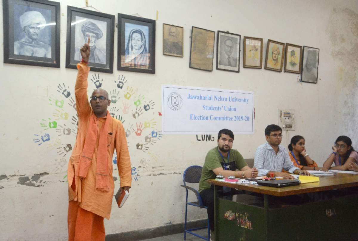 Raghavendra Mishra's candidature canceled in JNU election