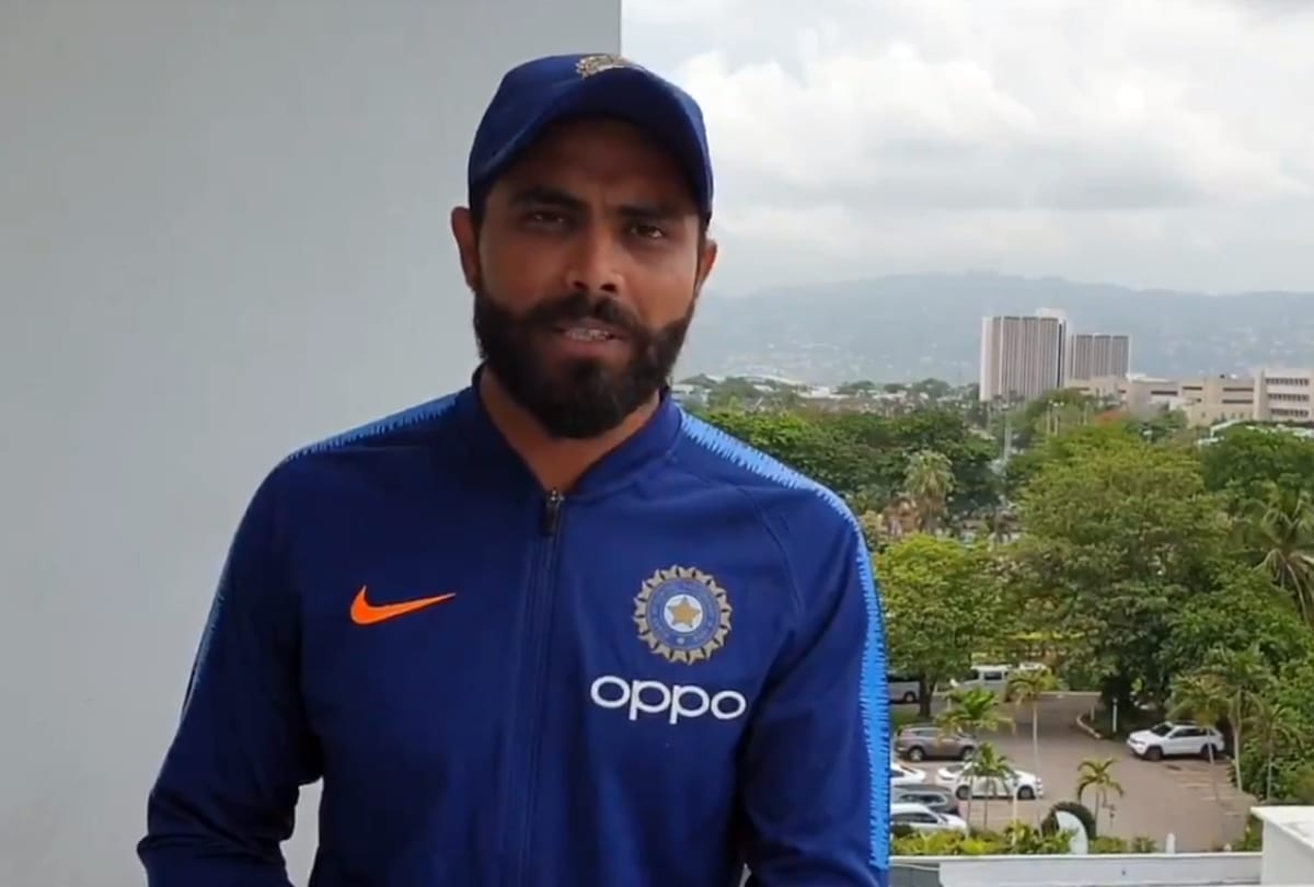 Ravindra Jadeja makes a return to the field post surgery
