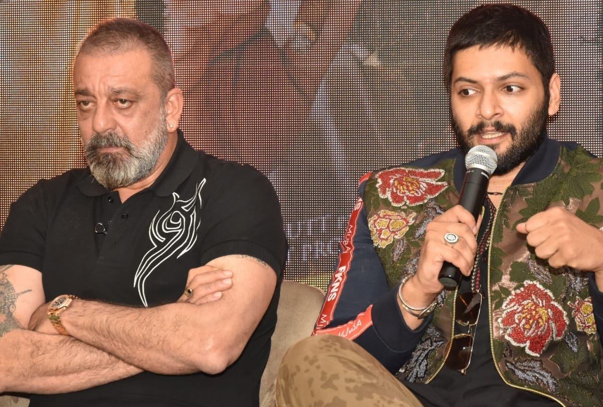 actor sanjay dutt and his team reached lucknow for promotion of film prasthanam