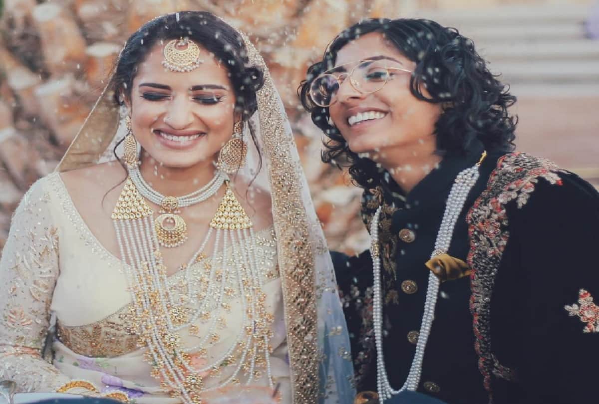 India Pakistan same sex couple married each other Pics viral on social media