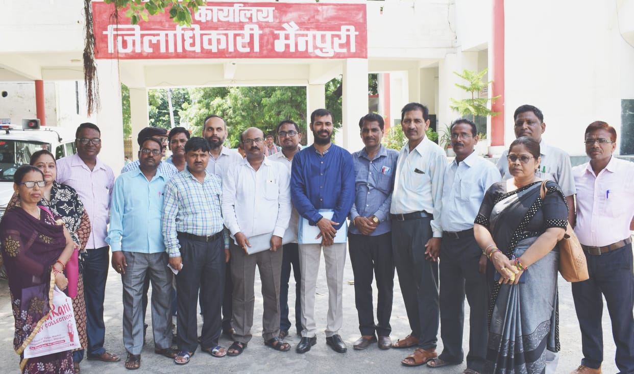 agitation in mainpuri