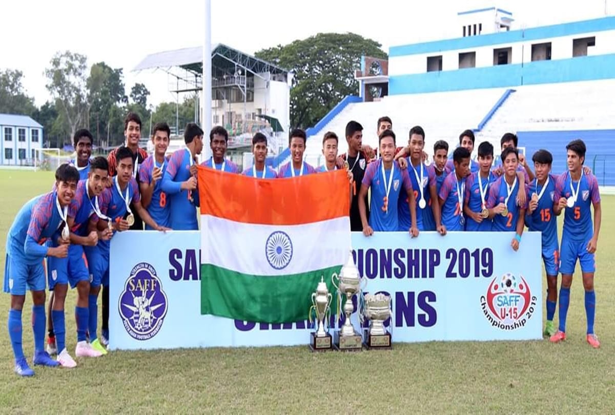 India beat Nepal and lift SAFF U-15 title