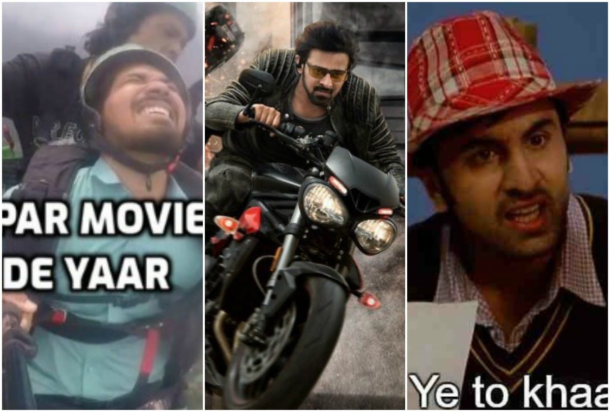 Prabhas film Saaho users shared memes on social media