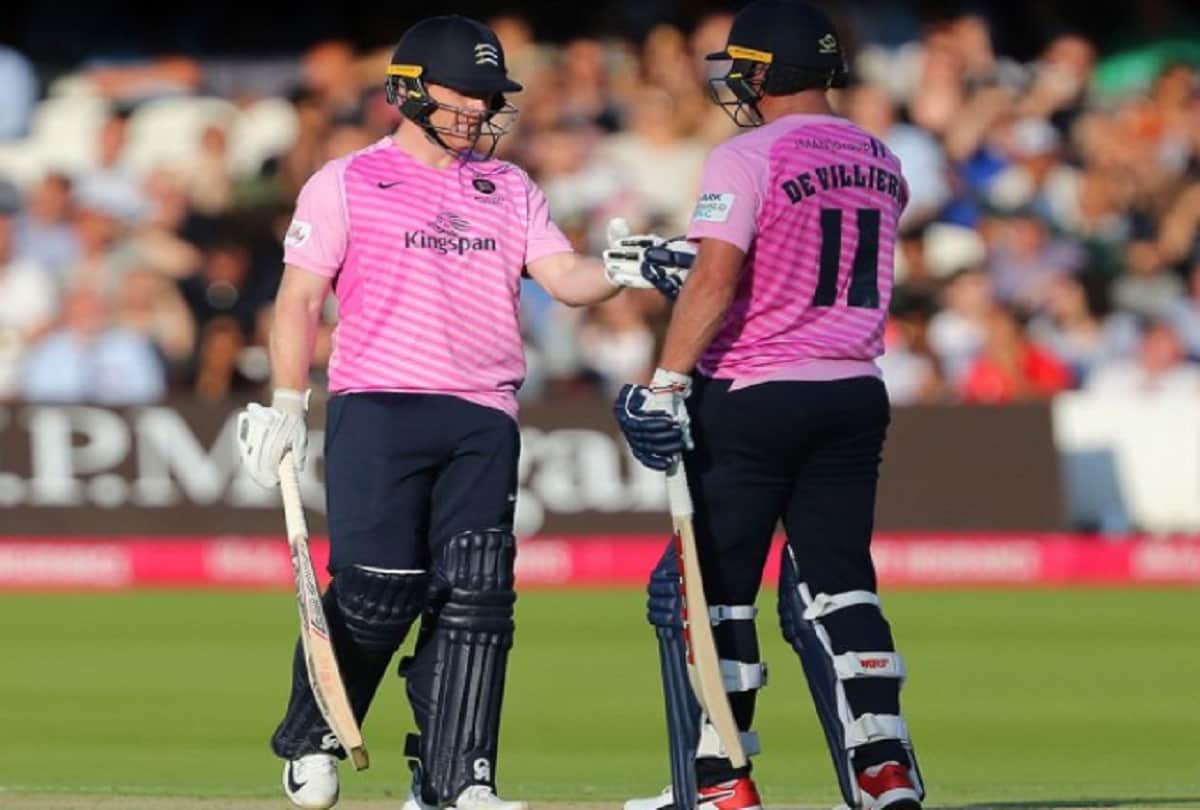 Eoin morgan stars for middlesex helps them to record biggest win t20 blast