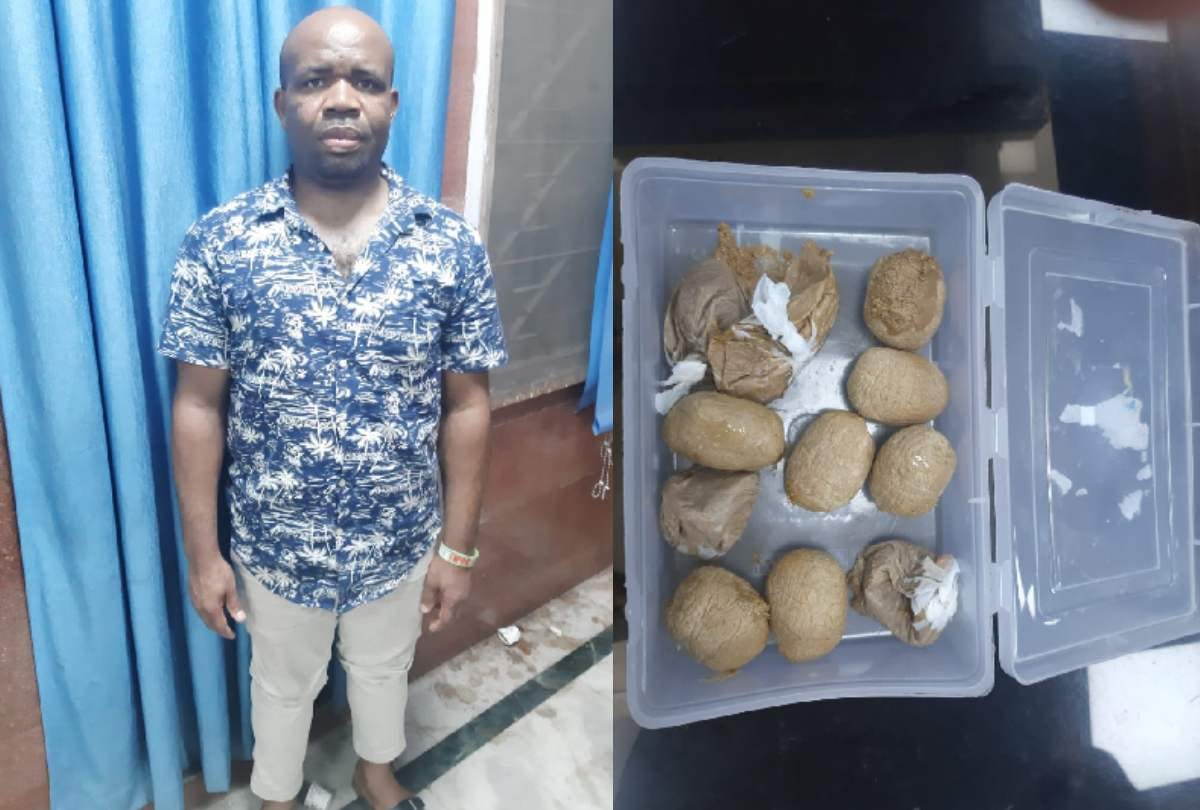Nigerian man caught with heroin shaped eggs