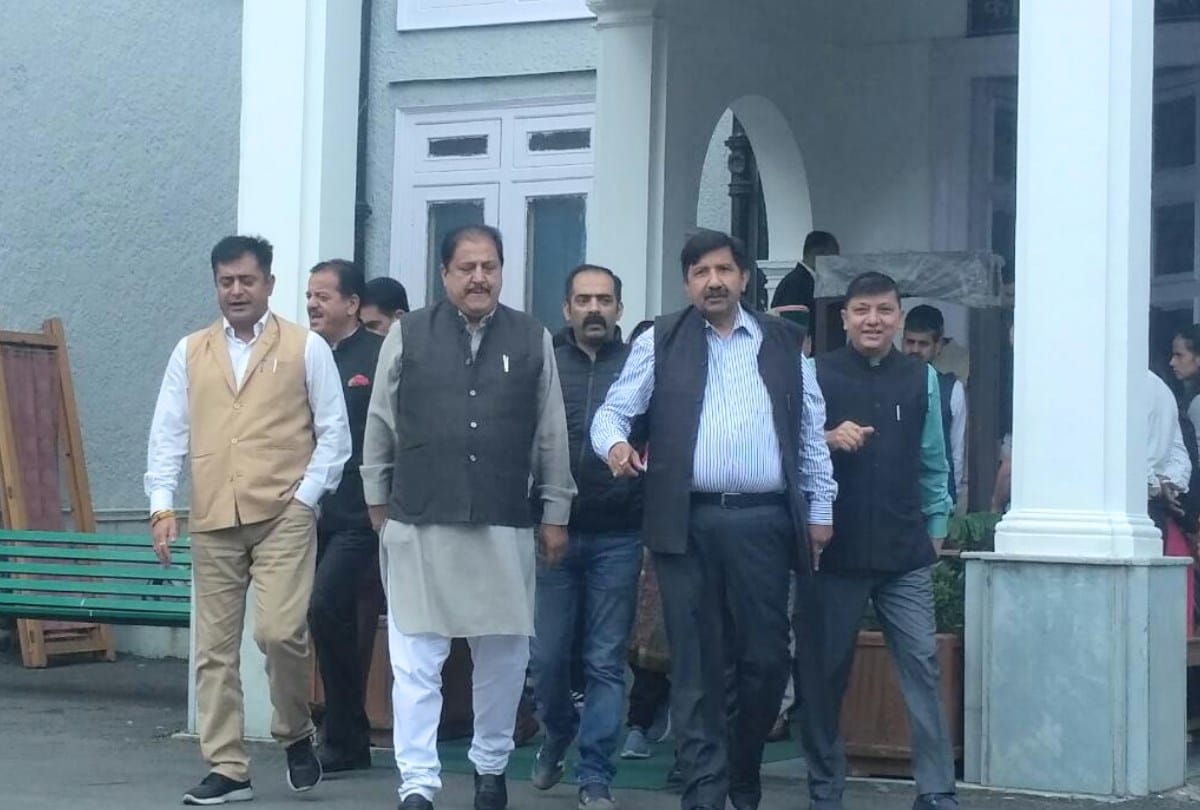 hp vidhan sabha monsoon session 2019 opposition walkout over heavy rain damage issue