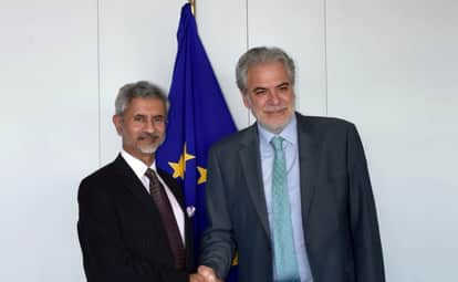 एस जयशंकर और क्रिस्टोस स्टायलियनाइड्स