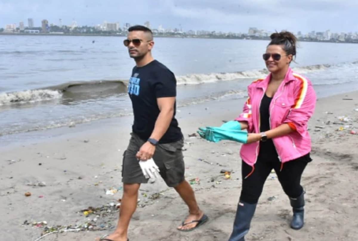 Nora Fatehi Avoids Alleged Ex boyfriend Angad Bedi Leaves Cleaning Event Without Informing Organizer