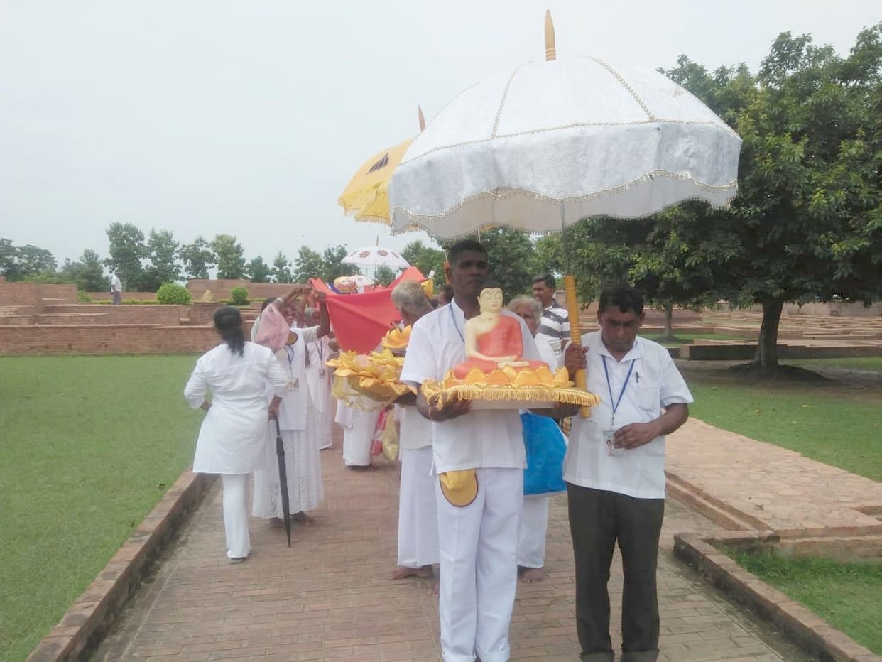 300 worshipers worshiped in Buddhist taposthali