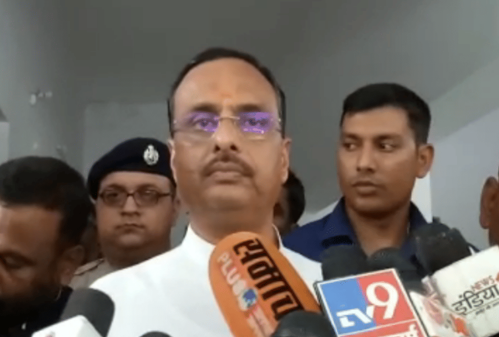 Deputy chief minister dr dinesh sharma in Raebareli.