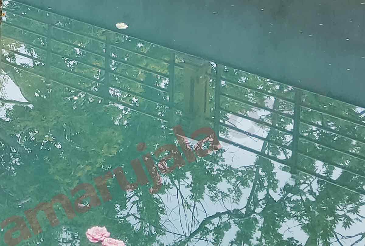 navratri ksheer bhawani temple it believed that water changes color when there is trouble in Kashmir