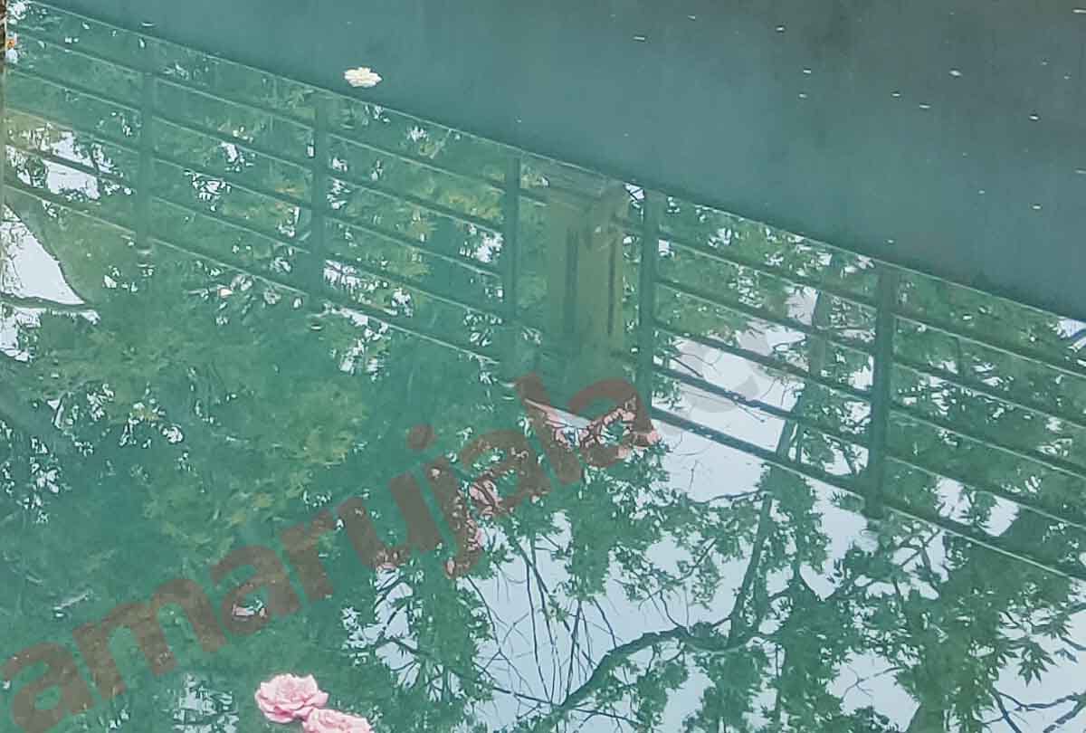 ksheer bhawani temple it believed that water here changes color when there is trouble in Kashmir