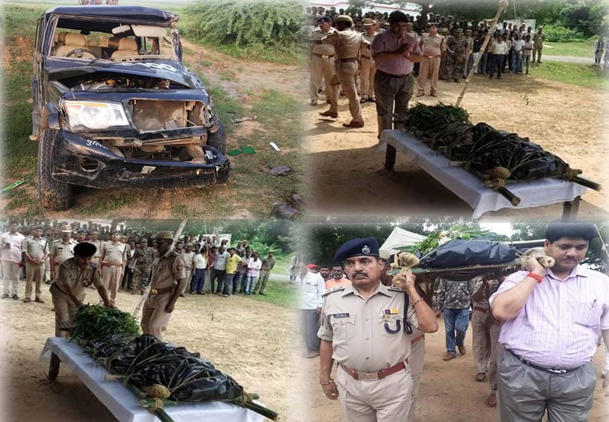 truck hit two men in chitrakoot