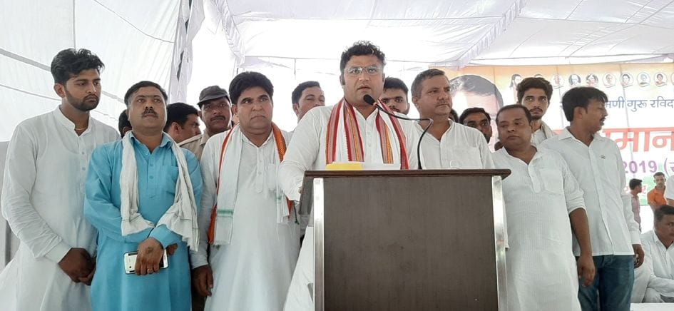 ravidas mandir broken, dr. Ashok tanwar