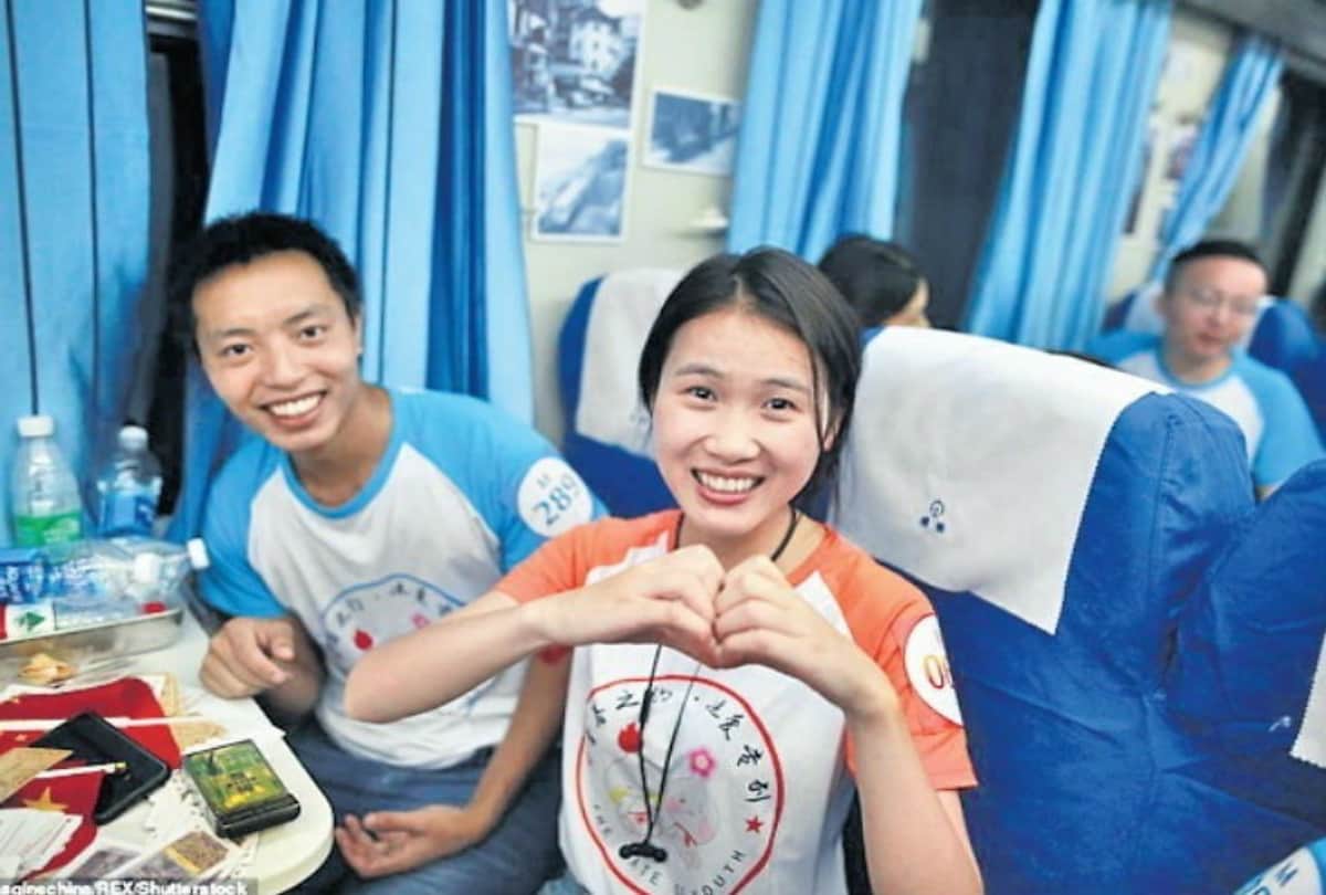 Love special train start in china for single people