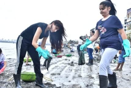 Nora Fatehi Avoids Alleged Ex boyfriend Angad Bedi Leaves Cleaning Event Without Informing Organizer
