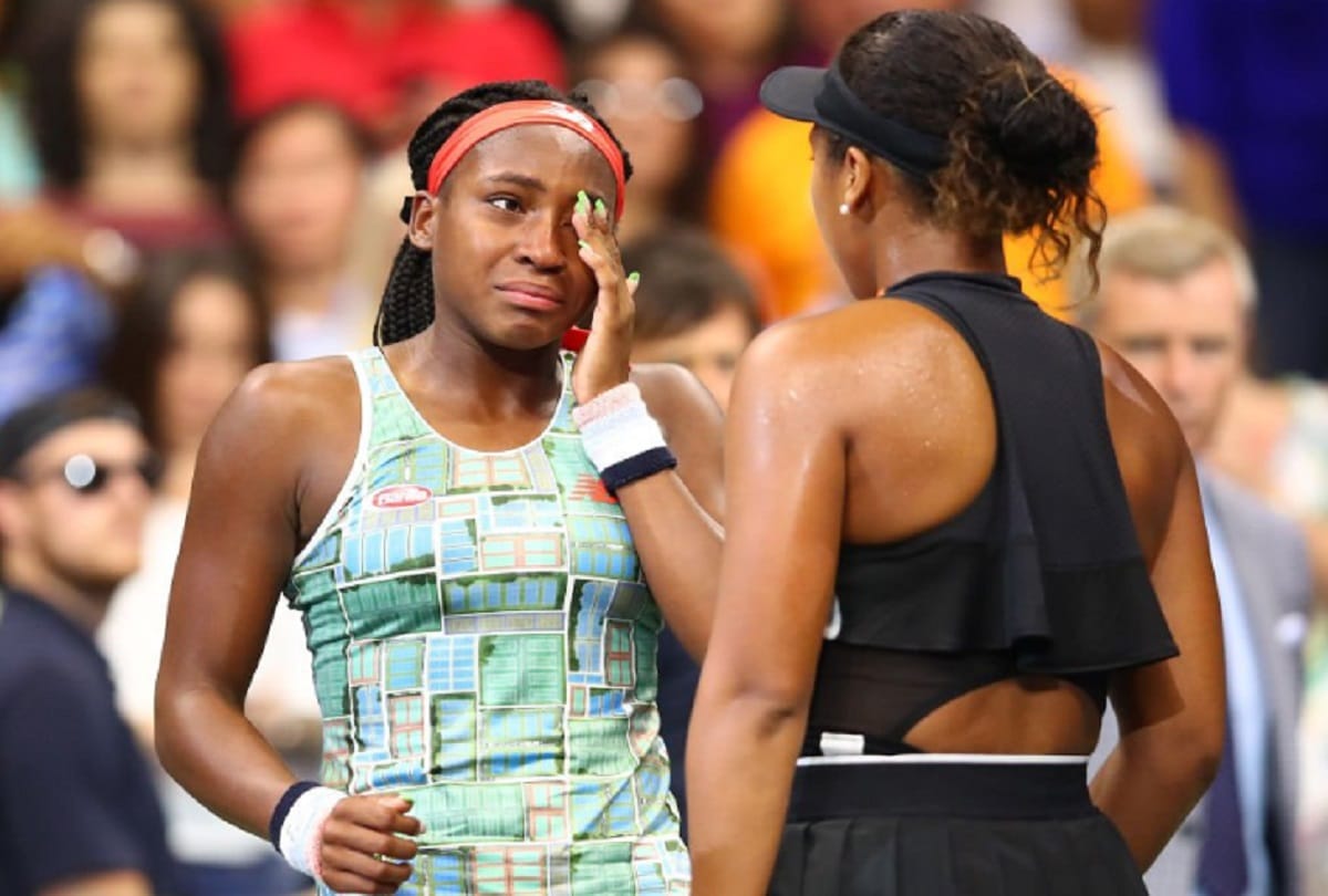 Naomi Osaka defeated coco gauff to enters 4th round of US open environment tearful