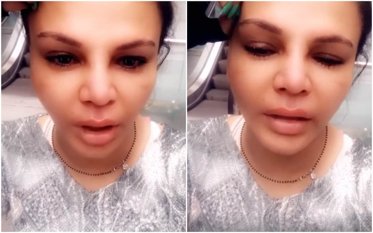 Rakhi Sawant Crying For Wearing Revealing Dress in chappan chhuri Song launch