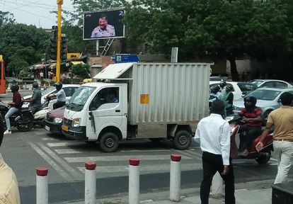 first day of challan with increased fine amount in delhi