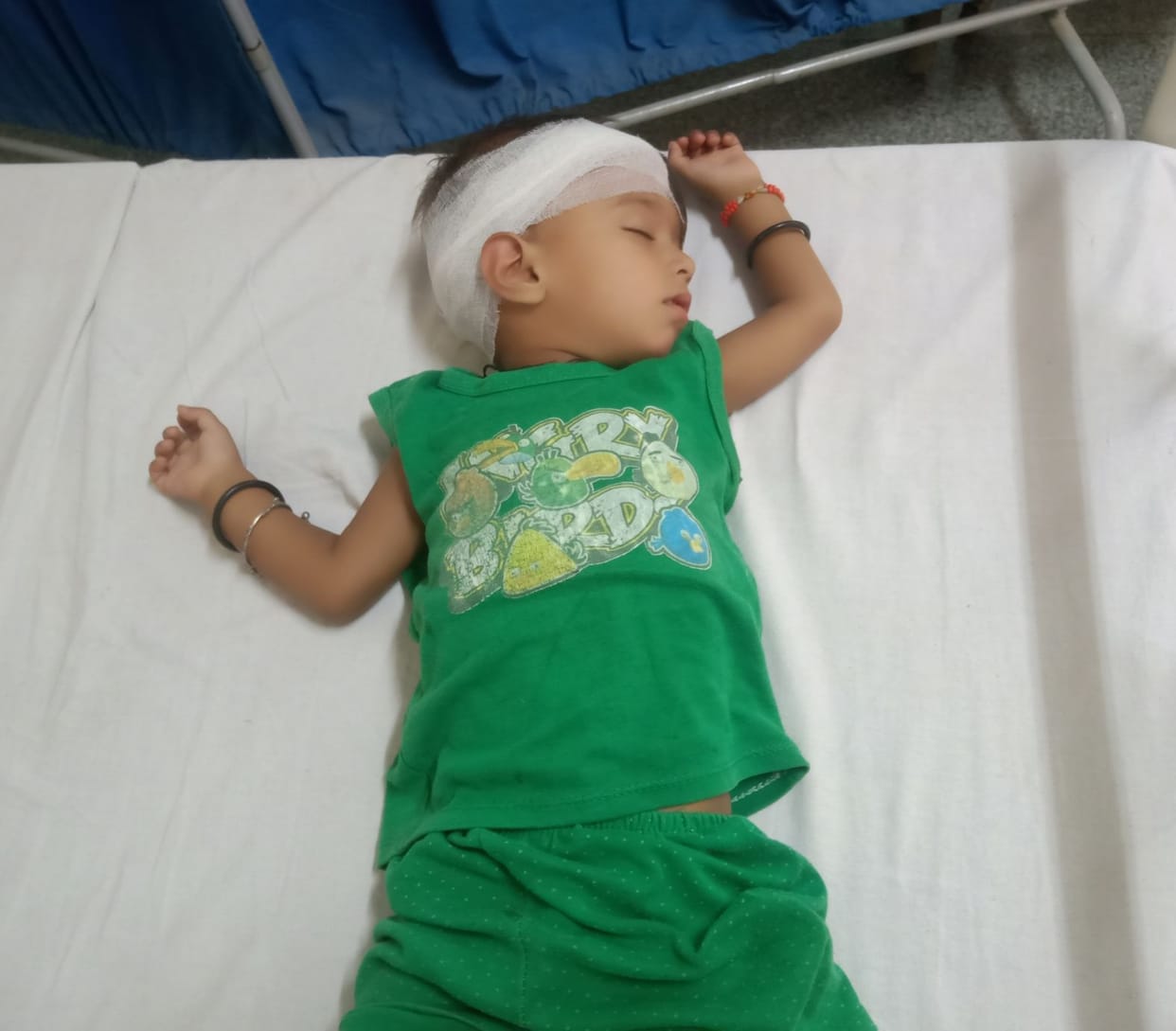 Mother and Son injoured in road accident