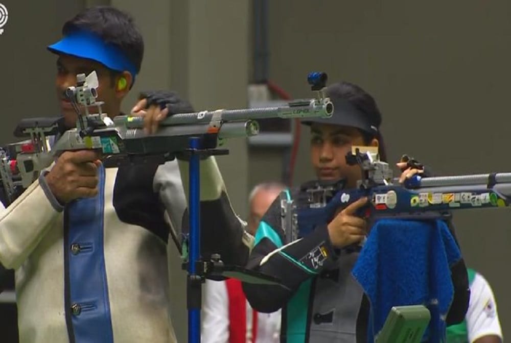 ISSF World Cup: Apurvi Chandela, Deepak Kumar win gold medal in the 10m air rifle mixed team event 