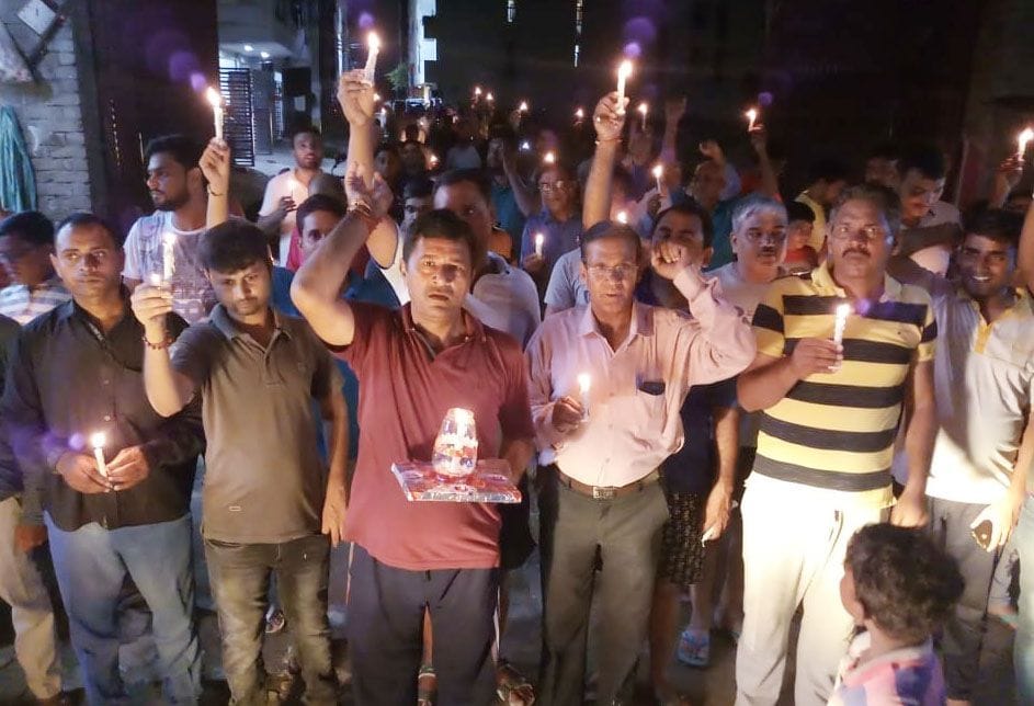 Candel march against greno athourity
