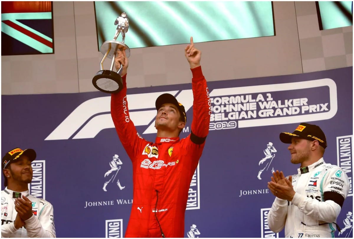 Charles Leclerc wins F1 Belgian GP, Hamilton takes second as it happened