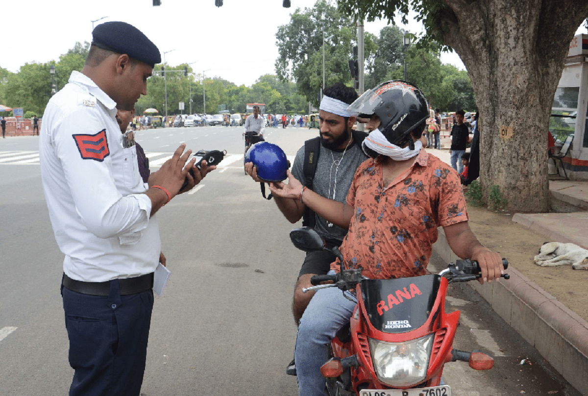 3900 Challans Issued Today for Traffic Violations in Delhi