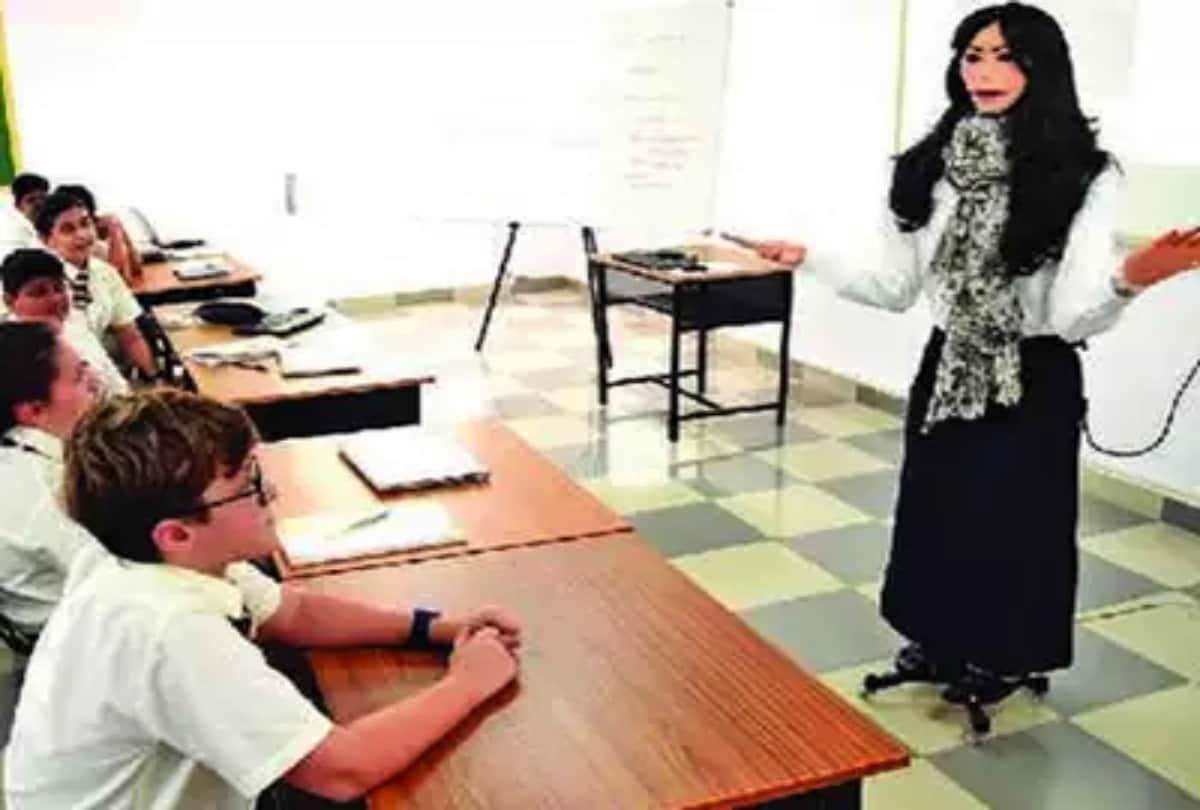 robots turn teachers in bengaluru indus international school