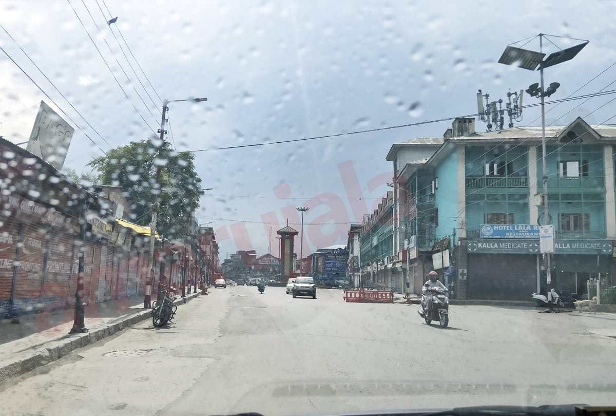 Among the most sensitive places in Kashmir downtown now peace and traffic moving smoothly