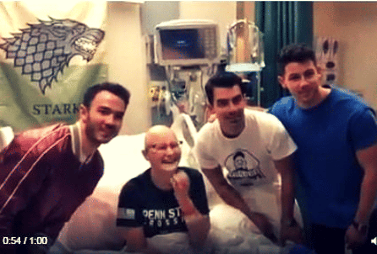 priyanka chopra and jonas brothers meet a fan in hospital