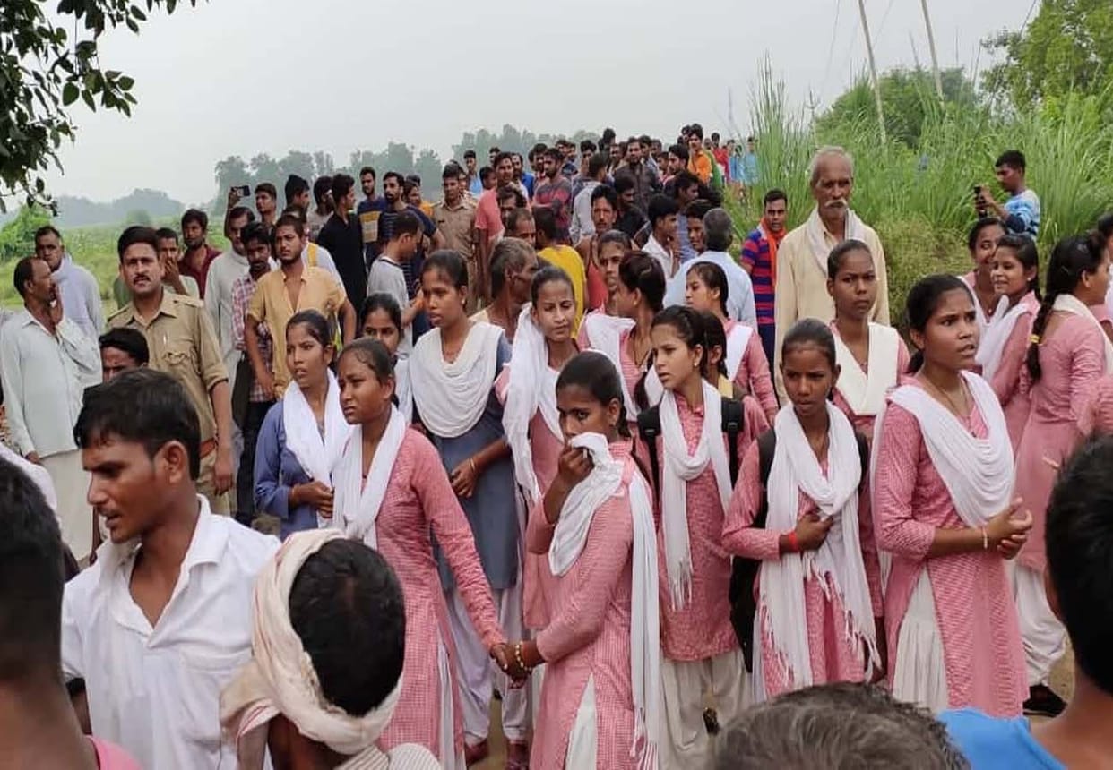 strike on canal bridge in case of death of inter student drowning in canal in auraiya