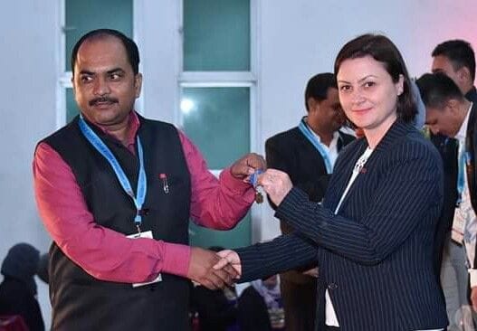 village head district honored in maldives.