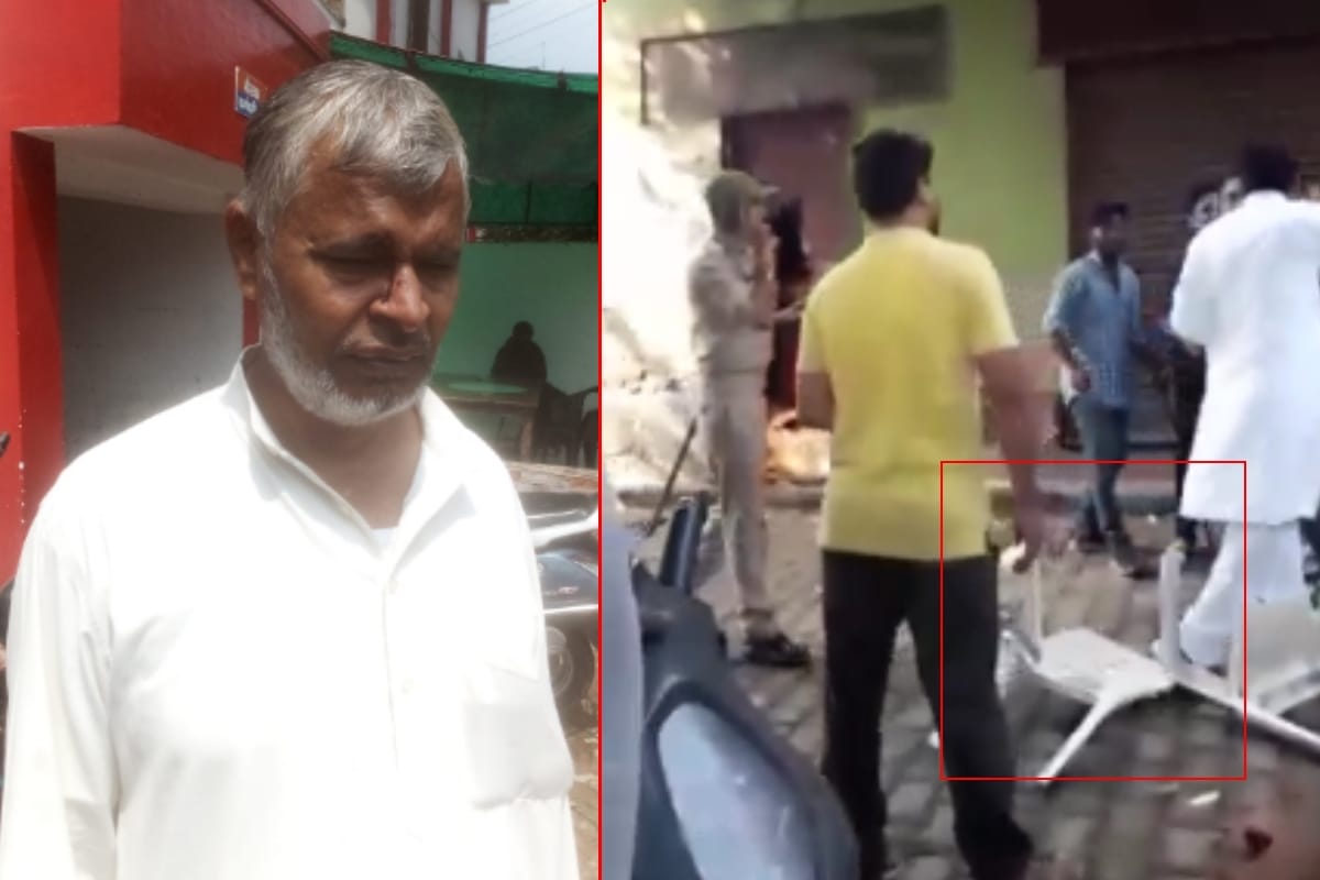 Two parties fight in Panchayat in lisadi gate Meerut, Police on the spot